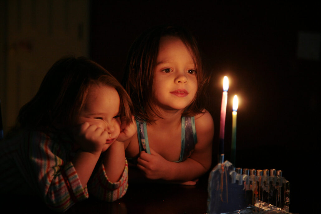 Farm Tour Children Candles Celebration