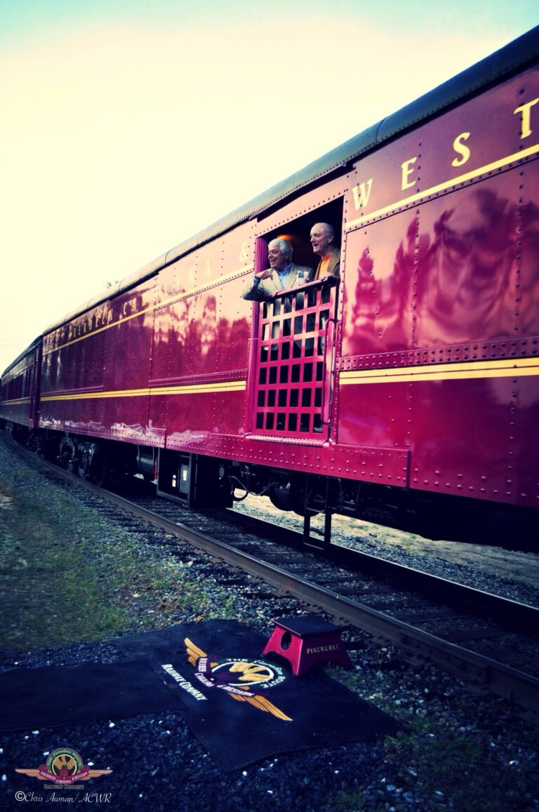 Acwr Tour Red Train Passengers Window