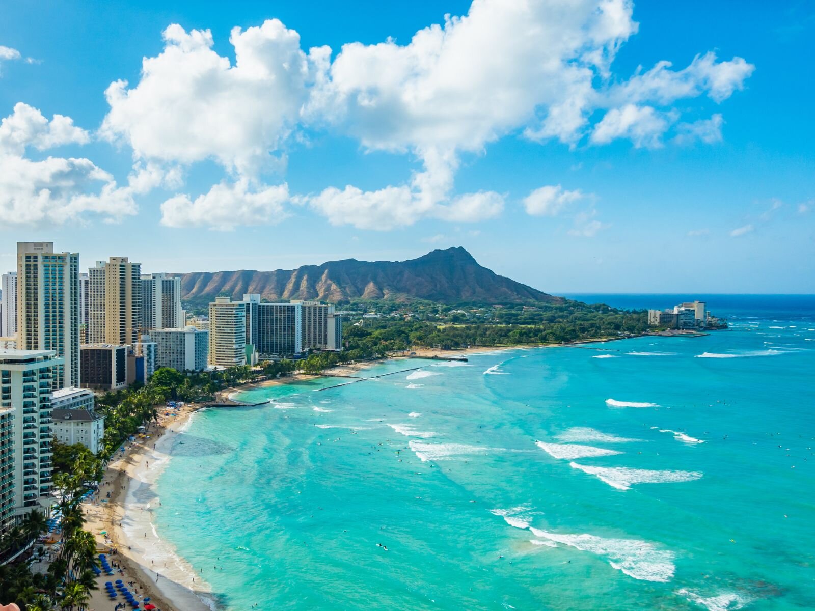 Andyoucreations Tour Waikiki Beach Diamond Head Surfers