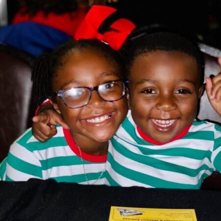 Arkansasandmissourirailroad Tour Children Smiling Striped Pajamas