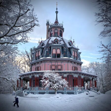 Armourstinerhouse Tour Ornate Victorian House Snow Covered