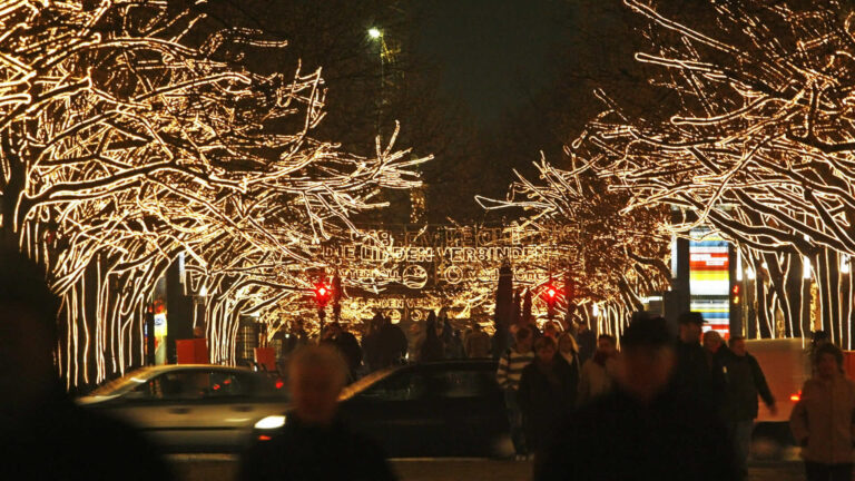Bestdfwtours Tour Illuminated Trees Night Street