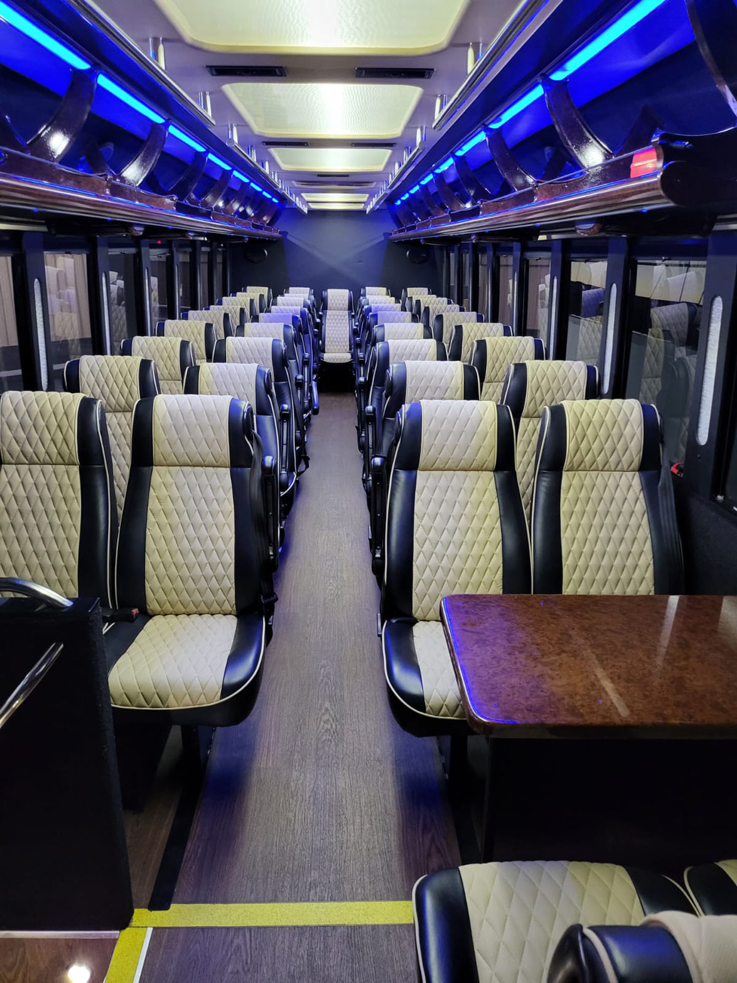 Blasianllc Tour Luxury Bus Interior Seating