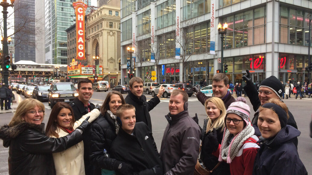 Bobbysbikehike Tour Chicago Group Walking Street