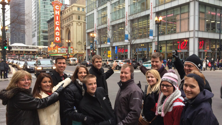 Bobbysbikehike Tour Chicago Group Walking Street