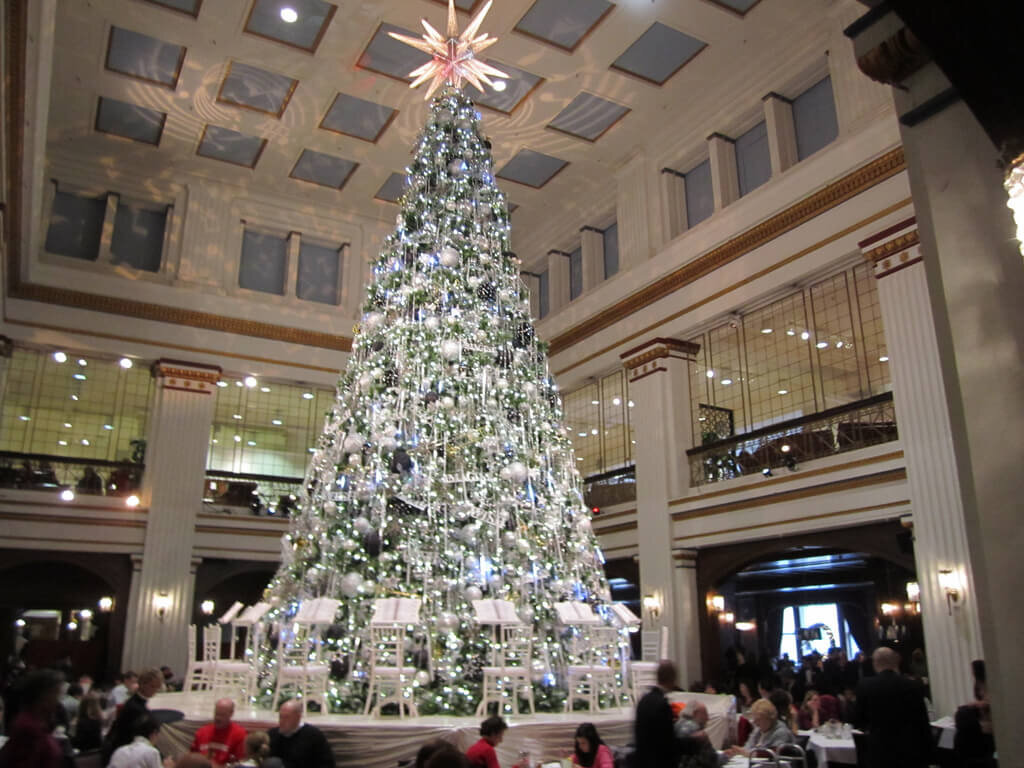 Bobbysbikehike Tour Christmas Tree Indoor Hall