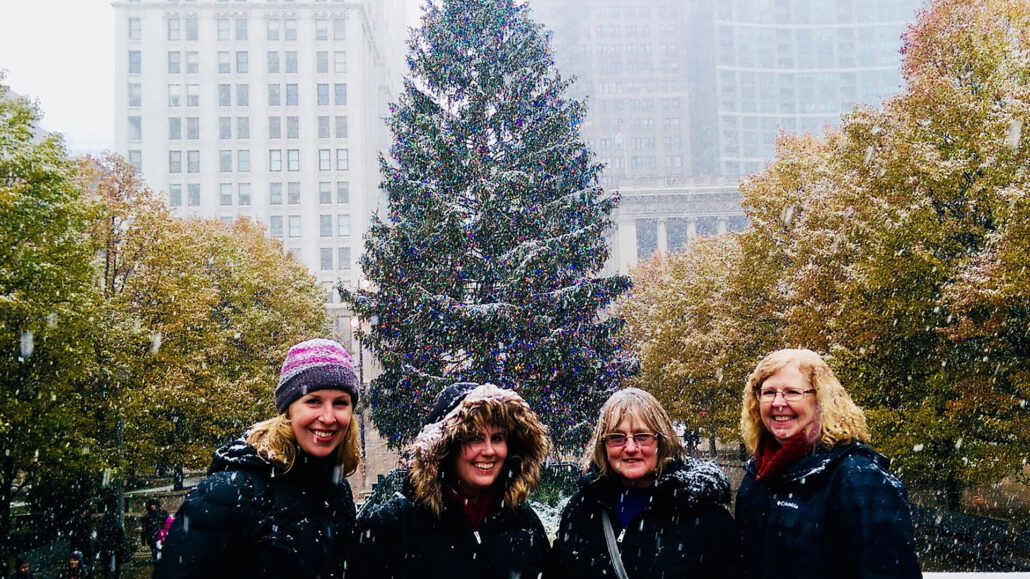 Bobbysbikehike Tour Snowy Winter Tree Friends