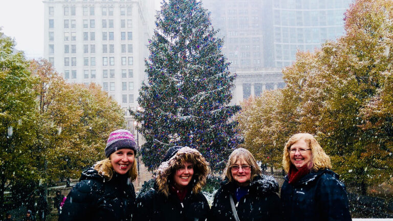 Bobbysbikehike Tour Snowy Winter Tree Friends