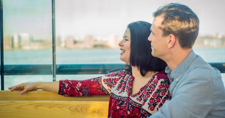 Boston Sailing Tour Couple Dinner Cruise Window