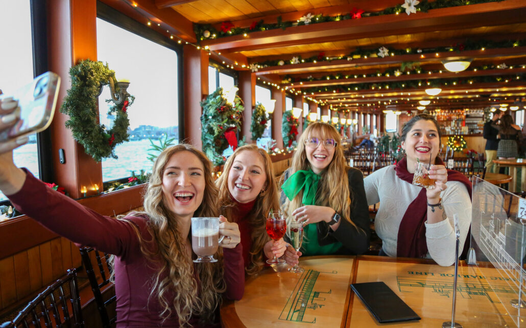 Boston Sailing Tour Dinner Cruise Friends Celebration