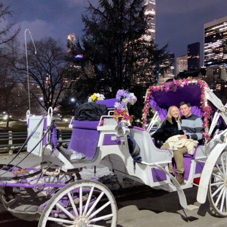 Centralparkhorsecarriageride Tour Carriage Ride Couple City Lights