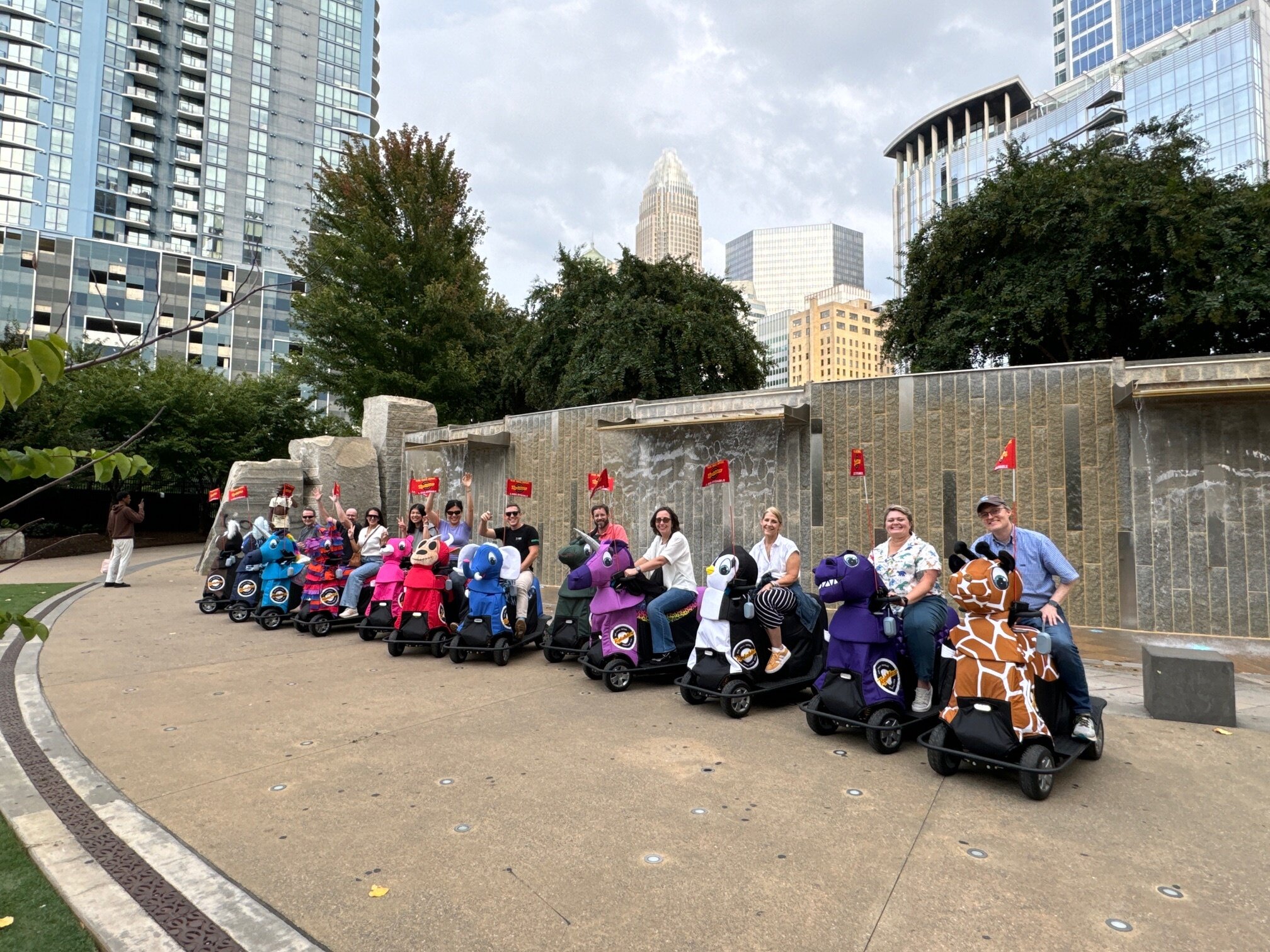 charlottenctours_tour-colorful-ride-characters-city-park Charlottenctours Tour Colorful Ride Characters City Park