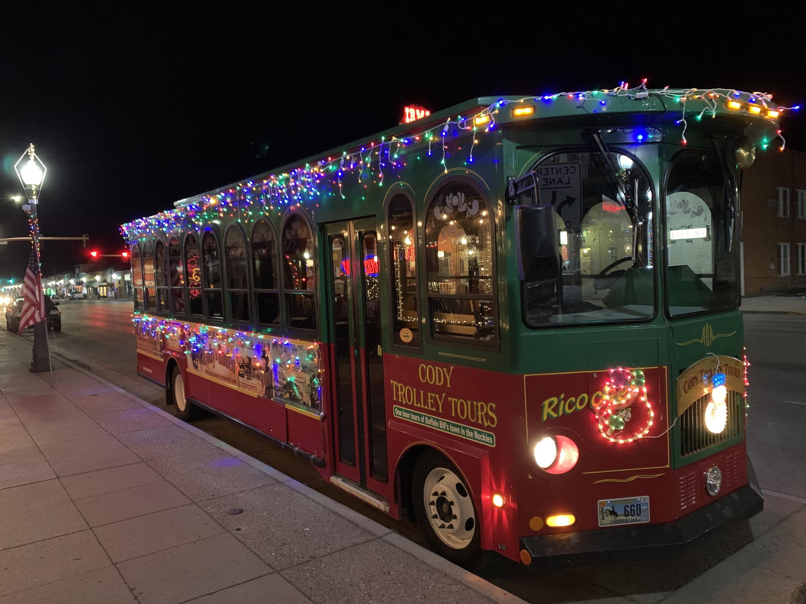 Codytrolleytours Tour Trolley Tour Night Lights