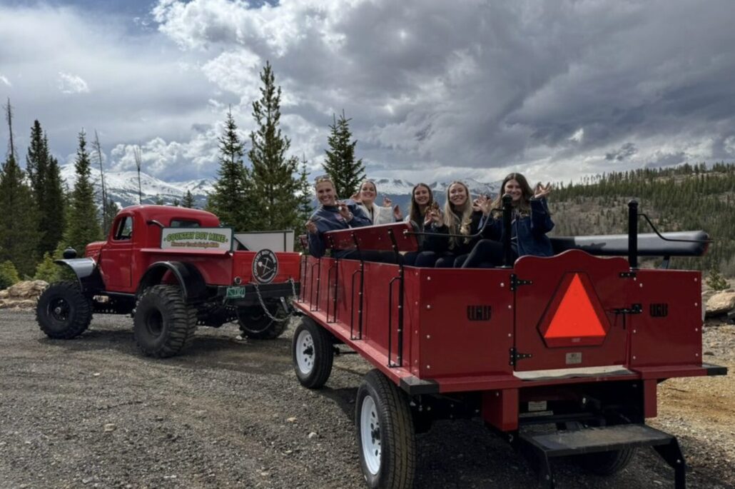 Countryboymine Tour Sleigh Ride Red Truck Mountains
