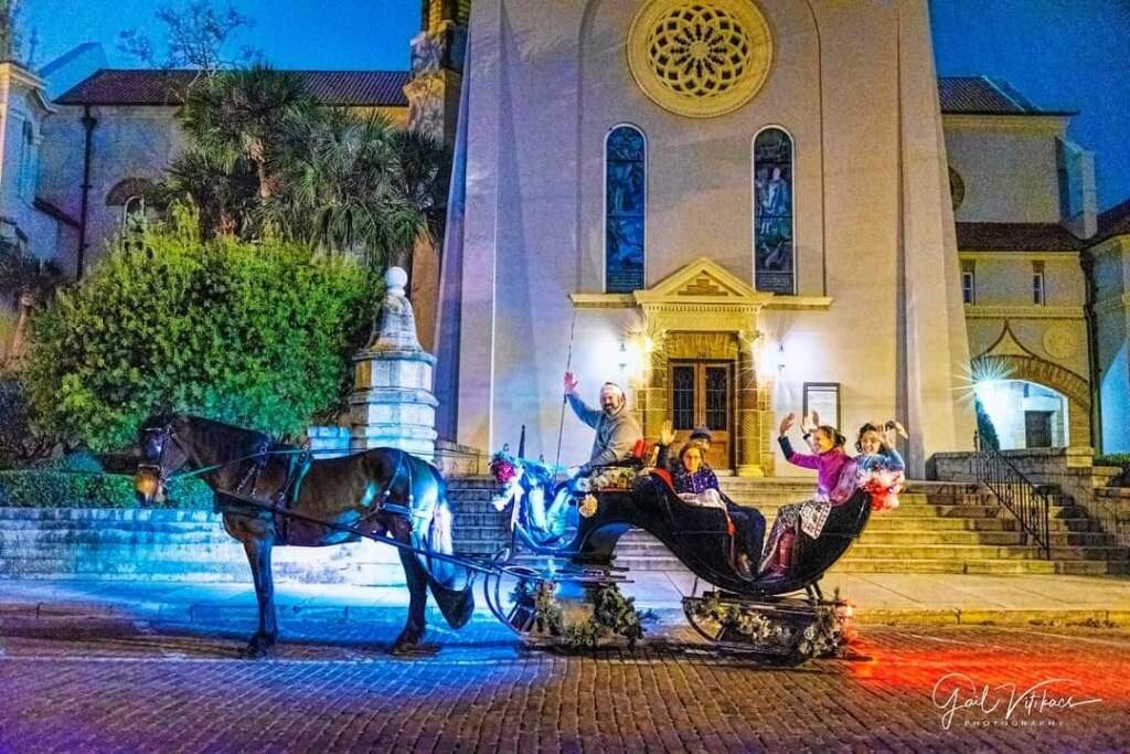 Countrycarriages Tour Sleigh Ride Horse Drawn Night