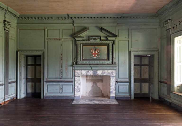 draytonhall_tour-green-paneled-room-fireplace-doors Draytonhall Tour Green Paneled Room Fireplace Doors
