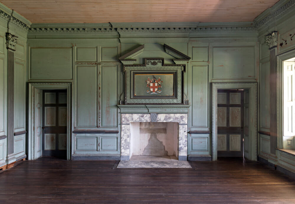draytonhall_tour-green-paneled-room-fireplace-doors Draytonhall Tour Green Paneled Room Fireplace Doors