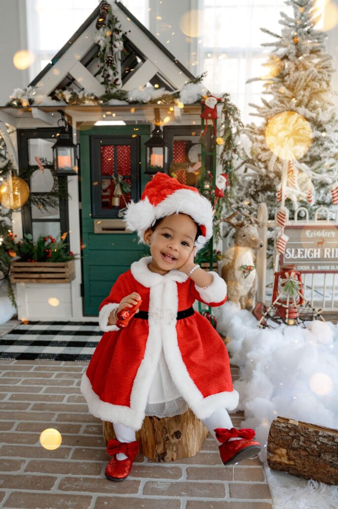 Fairweatherfarmsva Tour Child Santa Costume Holiday Decor