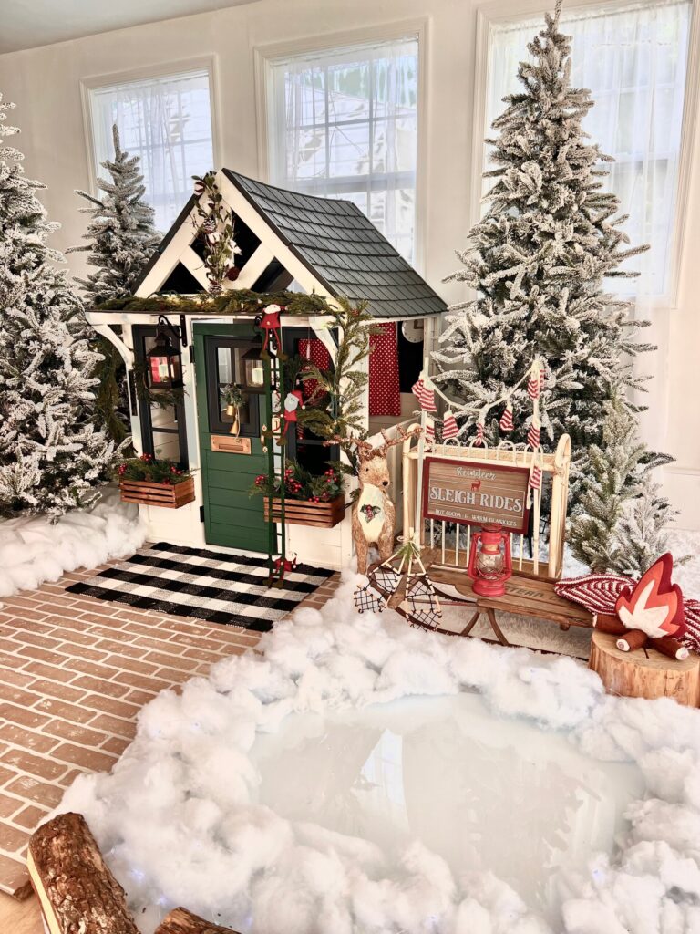 Fairweatherfarmsva Tour Miniature Cabin Sleigh Rides Winter Decor