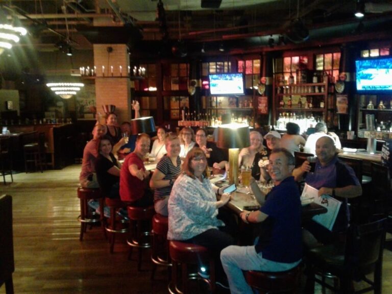 Foodonfoottours Tour Group Bar Gathering Lamps Drinks