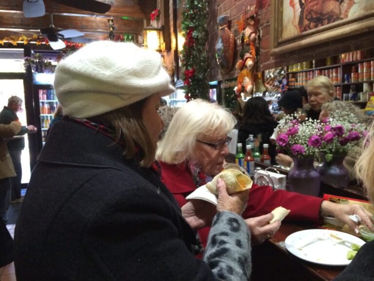 Foodonfoottours Tour Women Eating Inside Cafe