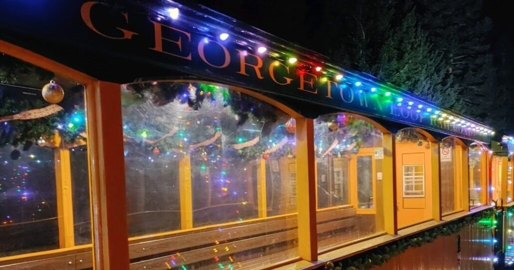 Georgetownlooprr Tour Georgetown Train Festive Lights