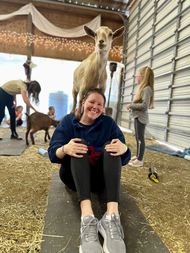 goatyogarva_tour-woman-goat-barn-farm Goatyogarva Tour Woman Goat Barn Farm
