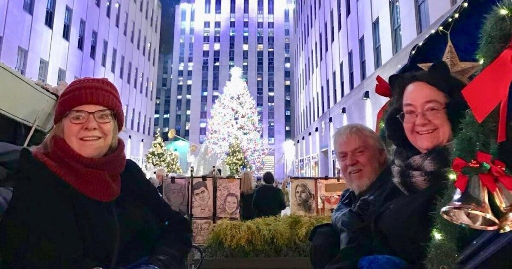 Horsecarriage Tour Holiday Carriage Ride Christmas Tree