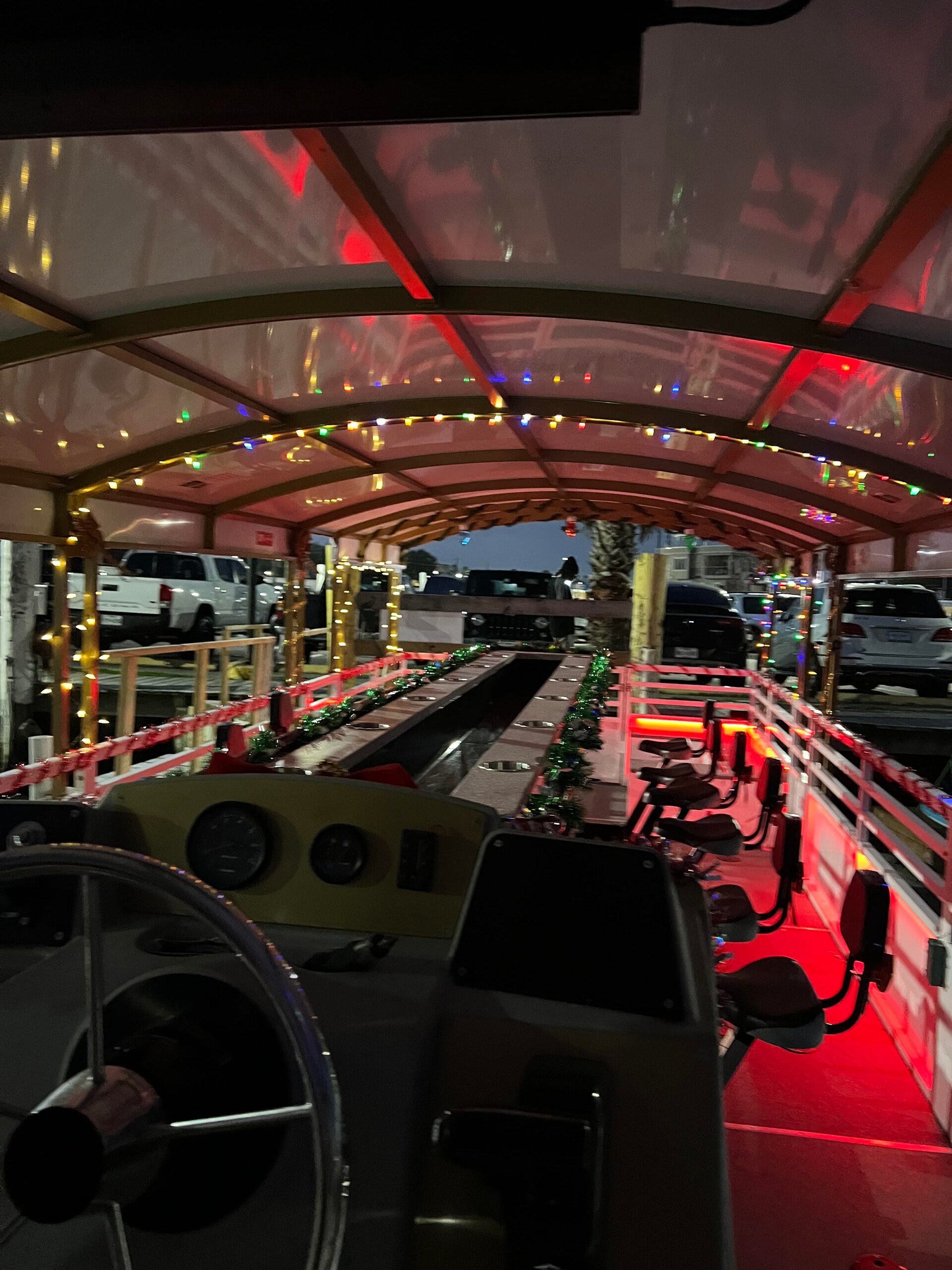 houstonpedalbarge_tour-boat-tour-interior-lights-seats Houstonpedalbarge Tour Boat Tour Interior Lights Seats