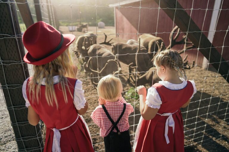 leavenworthreindeer_tour-children-farm-fence-reindeer Leavenworthreindeer Tour Children Farm Fence Reindeer