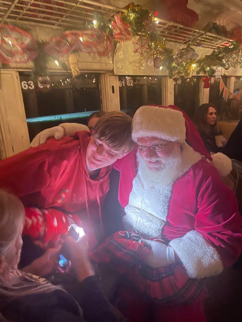 Lebanonrr Tour Santa Train Passengers Holiday Decorations E