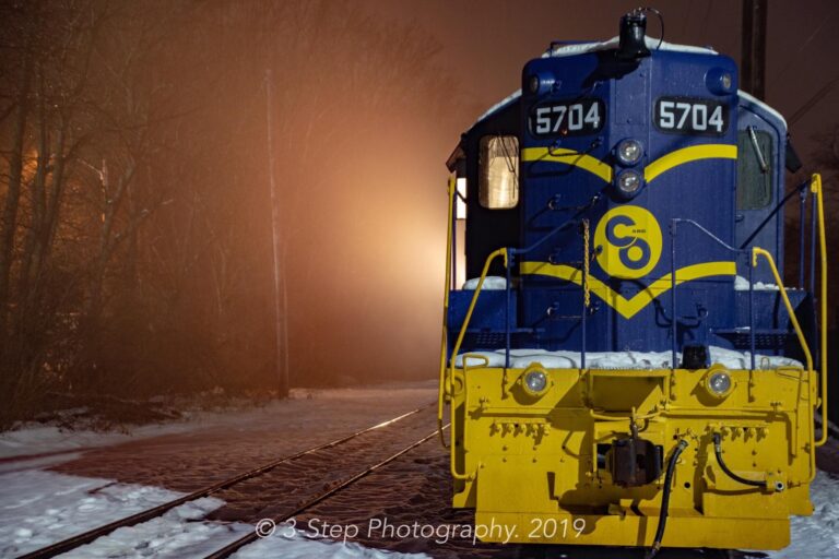 Lebanonrr Tour Train Snowy Night Forest