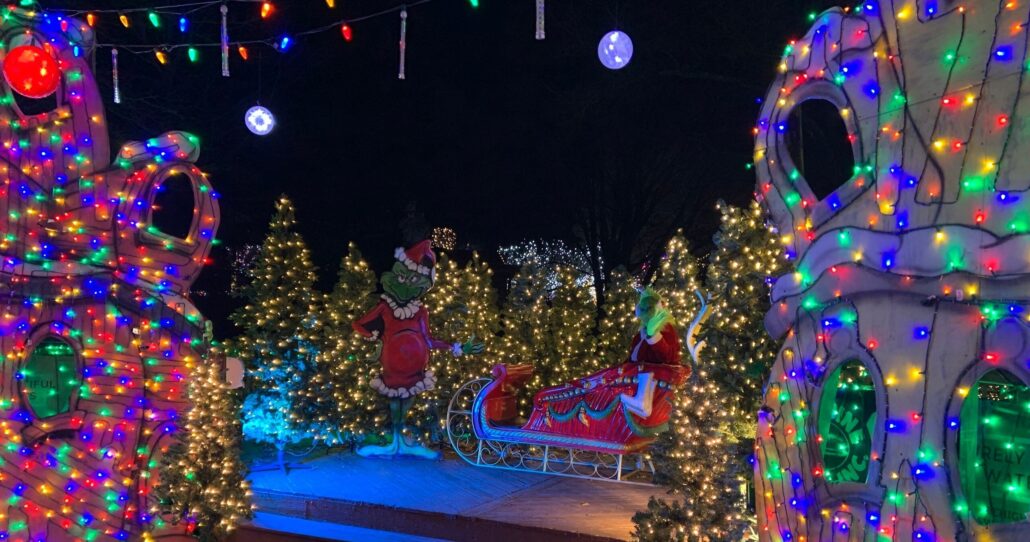 Lehighvalleyzoo Tour Grinch Santa Sleigh Christmas Lights