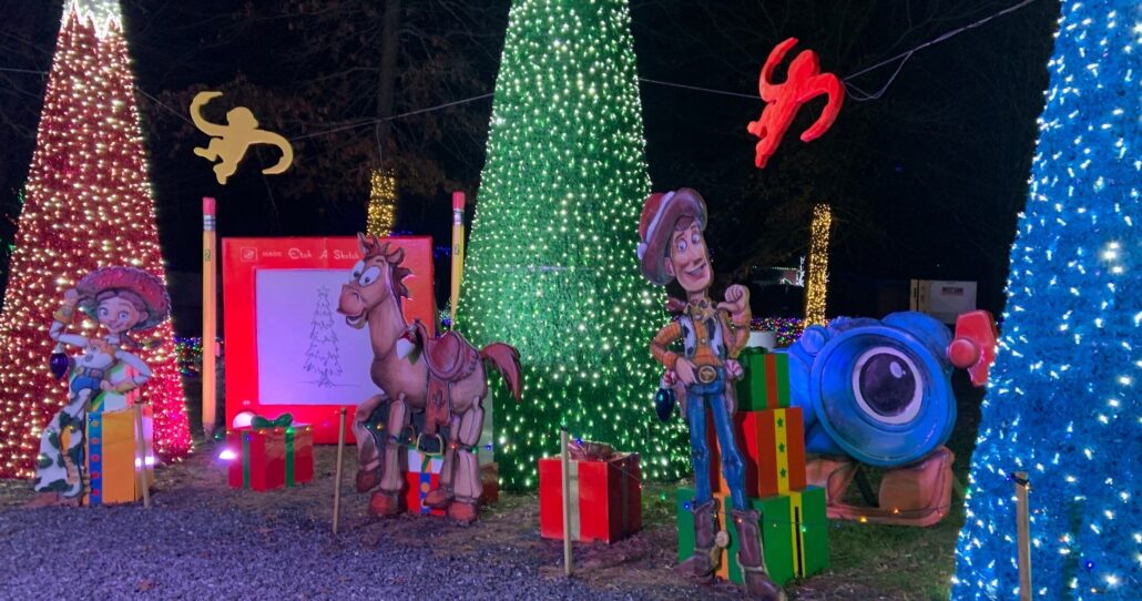 Lehighvalleyzoo Tour Holiday Lights Characters Decorations