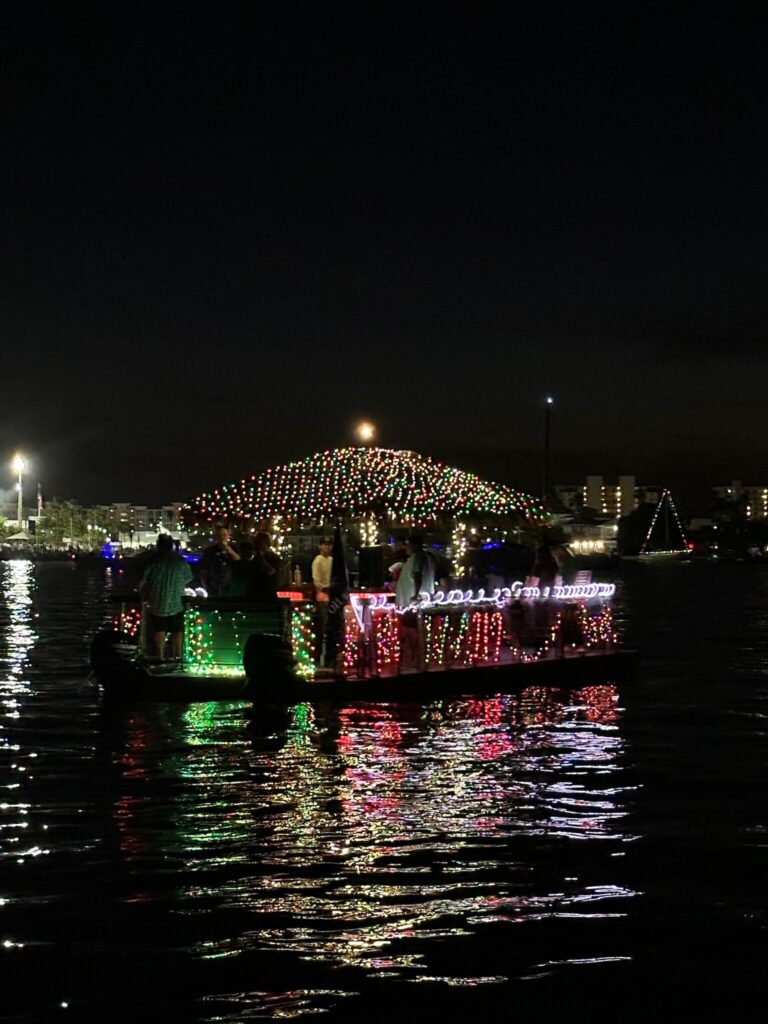 Leviquetoursandrentals Tour Decorated Boat Night Water