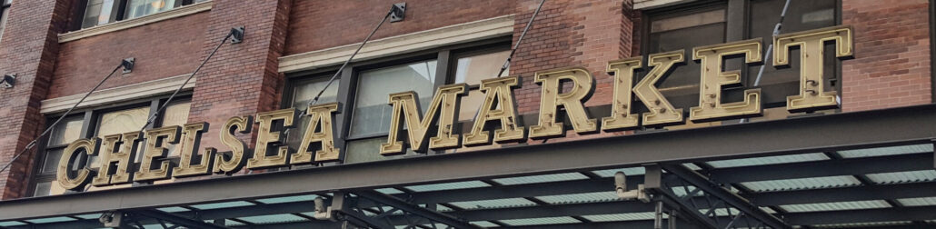 Mynytours Tour Chelsea Market Sign Brick Building