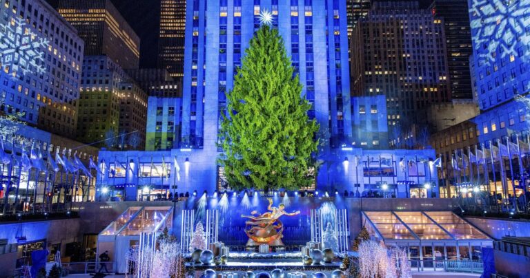 Newyorkcityadventure Tour Rockefeller Center Christmas Tree Lighting