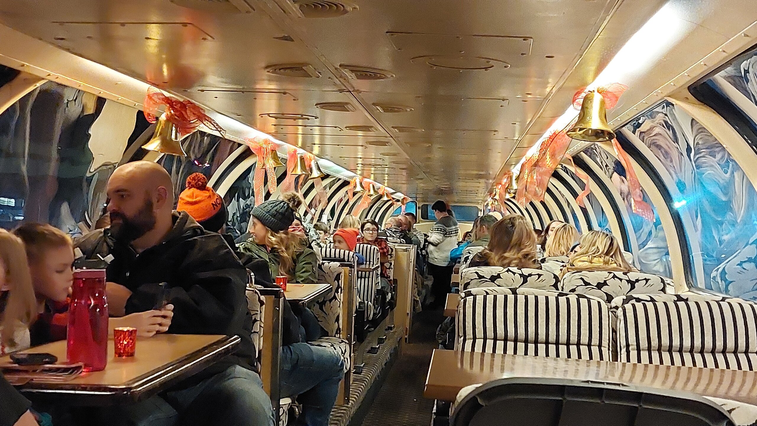 Northshorescenicrailroad Tour Train Interior Passengers Decorations