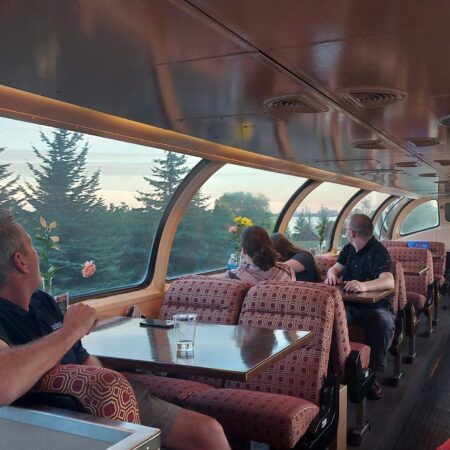 Northshorescenicrailroad Tour Train Interior Passengers Window View