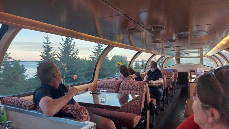 Northshorescenicrailroad Tour Train Interior Passengers Window View