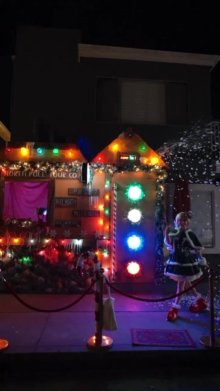 Onceuponanisland Christmas Tour North Pole Tour Lights Snow