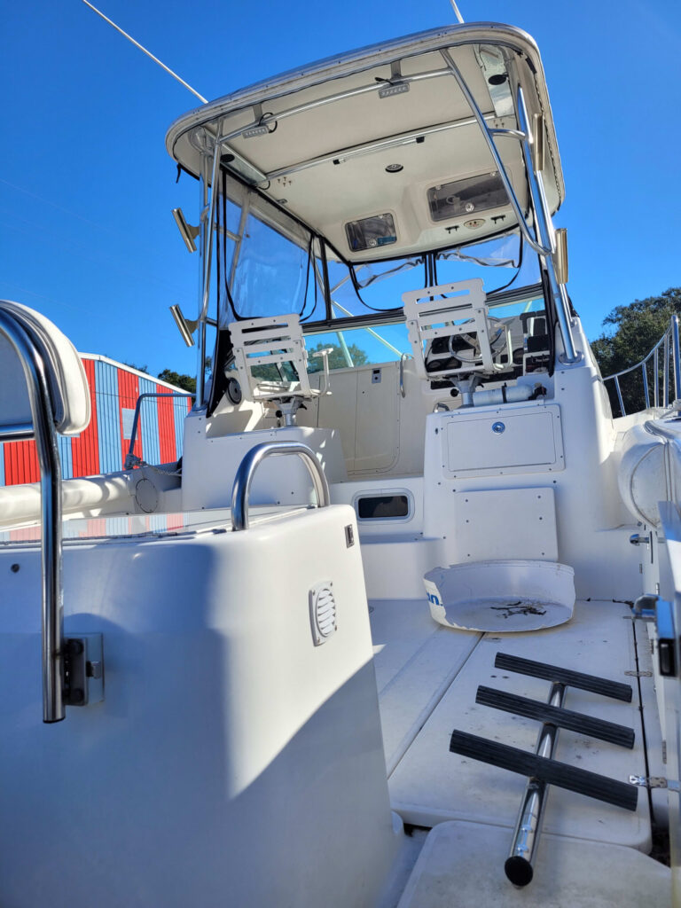 Pensacolabeachboatcharters Tour Boat Cockpit Seating Controls