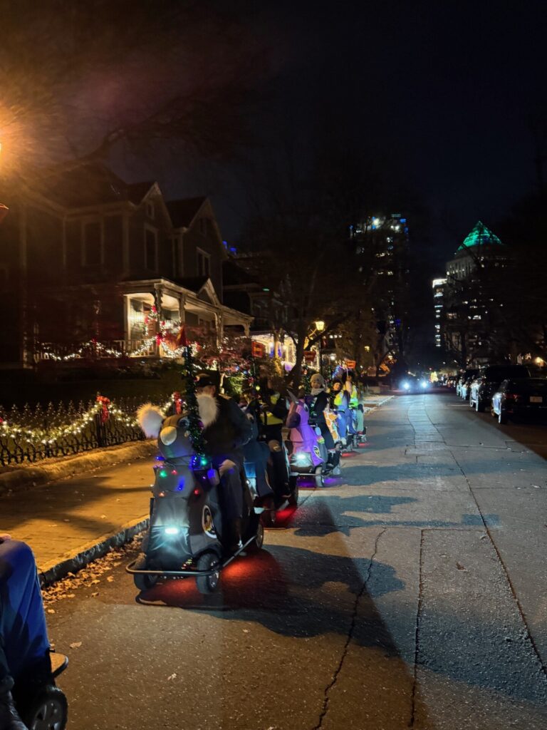 Raleighrydables Tour Decorated Scooters Night Ride 