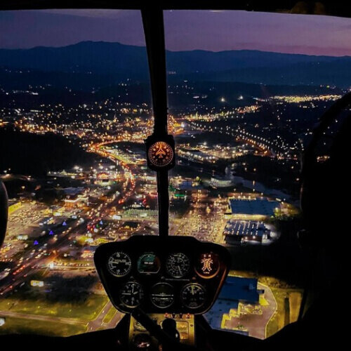 Scenichelicoptertours Tour Helicopter Night City Lights 