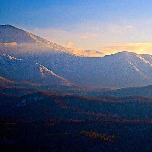Scenichelicoptertours Tour Snowy Mountains Sunset Horizon