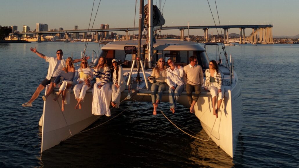 seaforthboatrental_tour-catamaran-group-sunset-water Seaforthboatrental Tour Catamaran Group Sunset Water