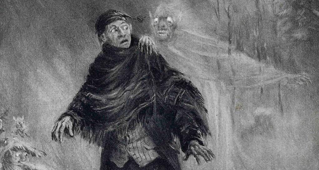 Seasideshadows Mystic Tour Man Scarf Ghostly Figure