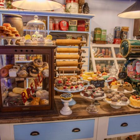 Stonegablesestate Tour Bakery Display Pastries Cakes Bread