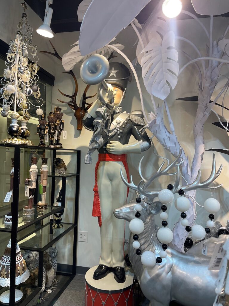 Stonegablesestate Tour Decorative Soldier Statue Silver Reindeer