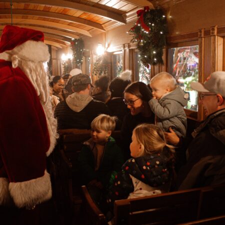 Stonegablesestate Tour Santa Train Children Holiday